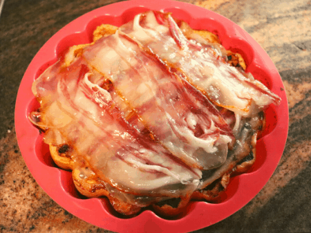 Tartaleta con bacon